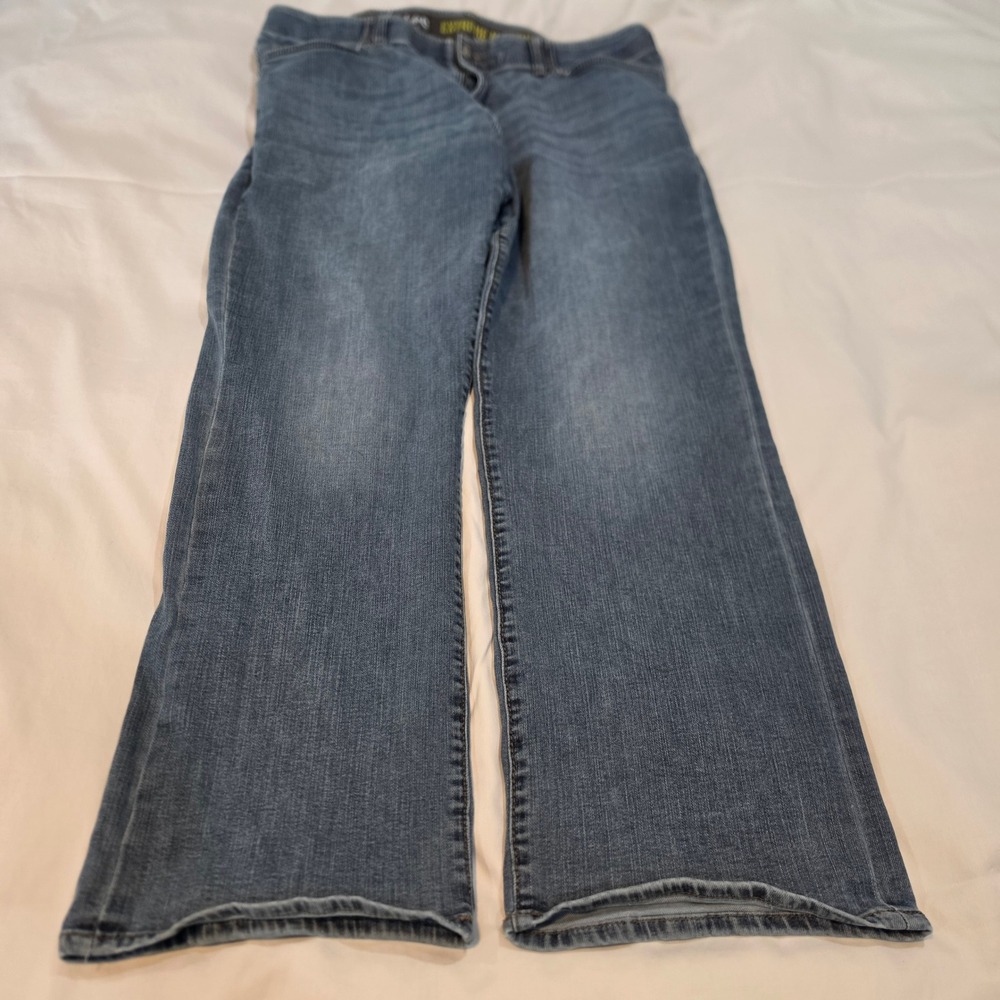 Lee Extreme Motion Jeans Mens 32x30 Blue Good Regular Fit Straight Leg Stretch